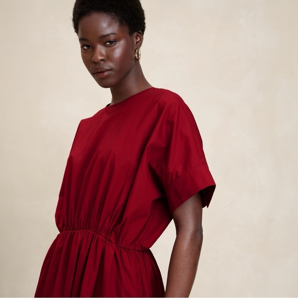 NWT Banana Republic‎ POPLIN MINI DRESS - Picture 3 of 7